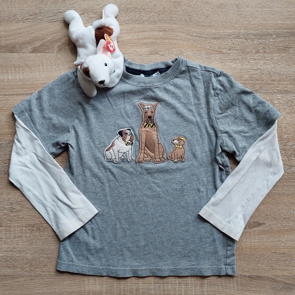 Janie and Jack Other - Janie and Jack dog tee size 6